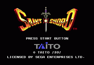 Saint Sword screenshot 4 for Sega Genesis